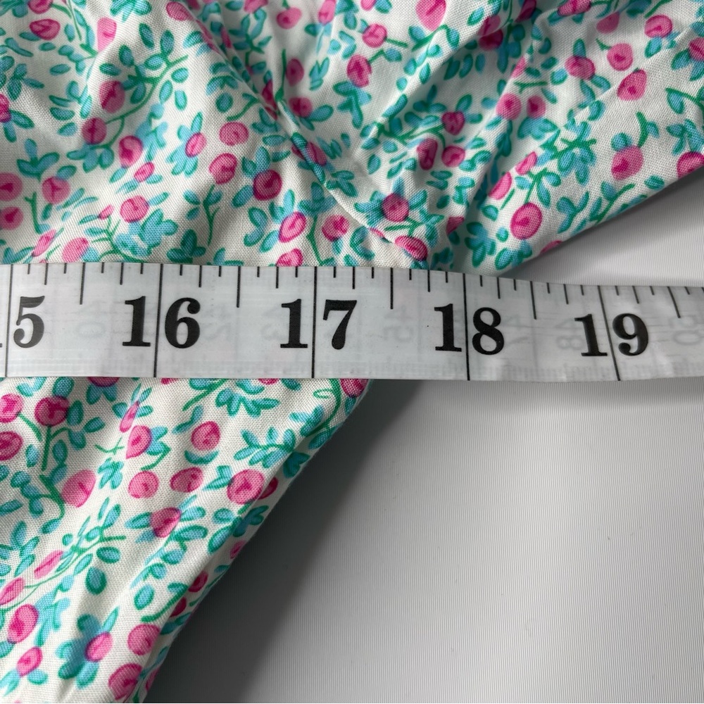 J. Crew Puff Sleeve Midi Dress Prairie Blue Floral Smocked, New w/ Tags, Size 4 - Picture 14 of 15